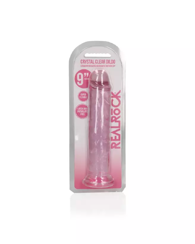 Dildo Réaliste Jelly 9 pouces RealRock by Shots avec Ventouse-2