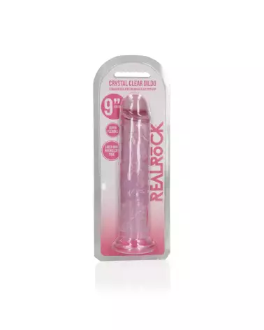 Dildo Réaliste Jelly 9 pouces RealRock by Shots avec Ventouse-2