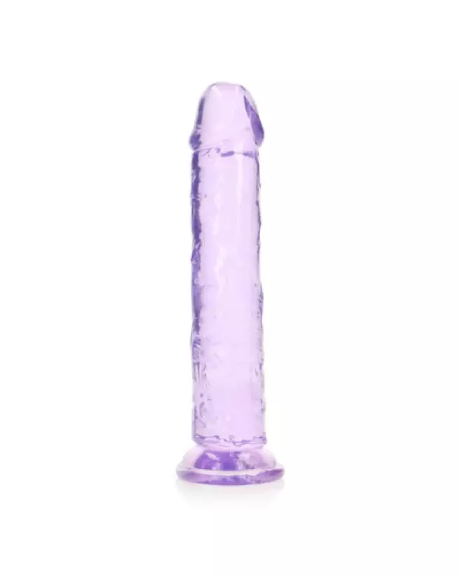 Dildo réaliste en jelly avec ventouse par RealRock, longueur 23 cm-1