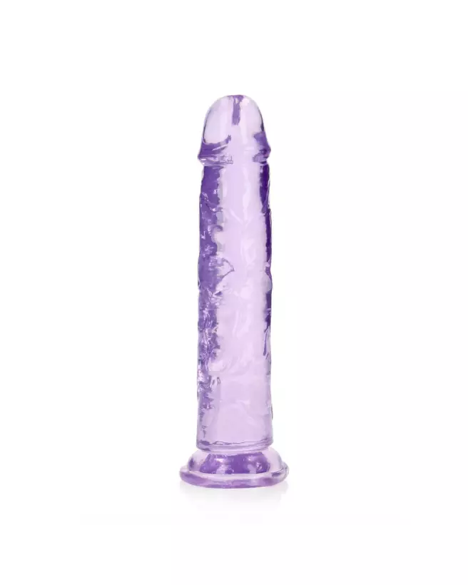 Dildo réaliste en jelly avec ventouse par RealRock, longueur 23 cm-3