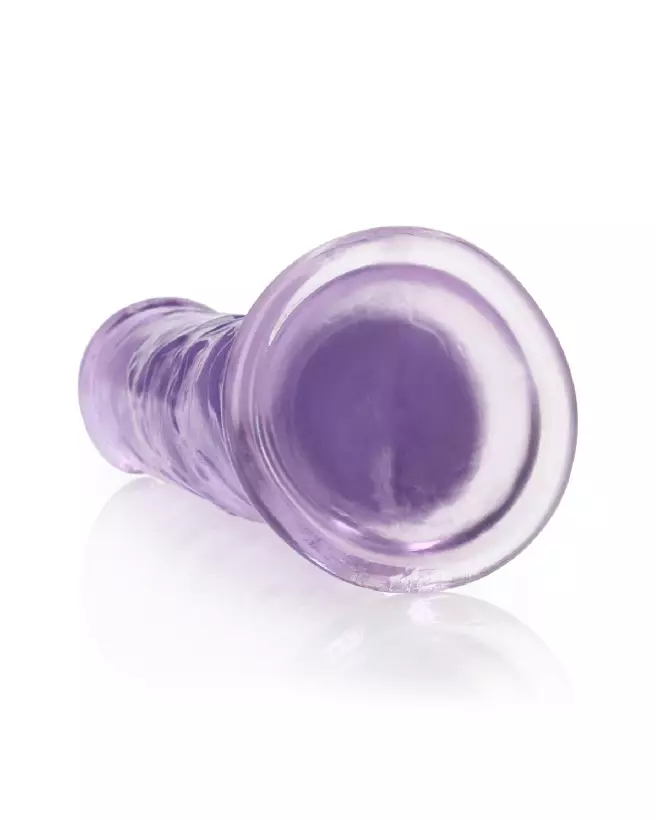 Dildo réaliste en jelly avec ventouse par RealRock, longueur 23 cm-5
