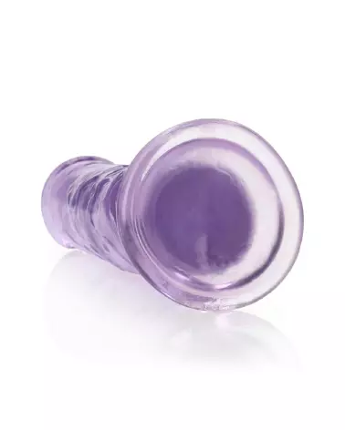 Dildo réaliste en jelly avec ventouse par RealRock, longueur 23 cm-5
