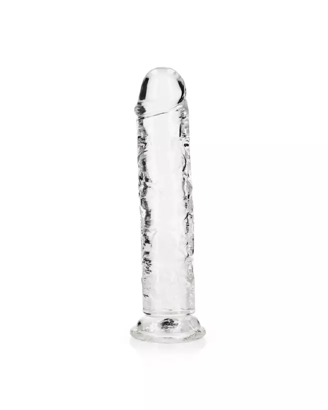 Dildo réaliste en jelly RealRock avec ventouse de 23 cm-4