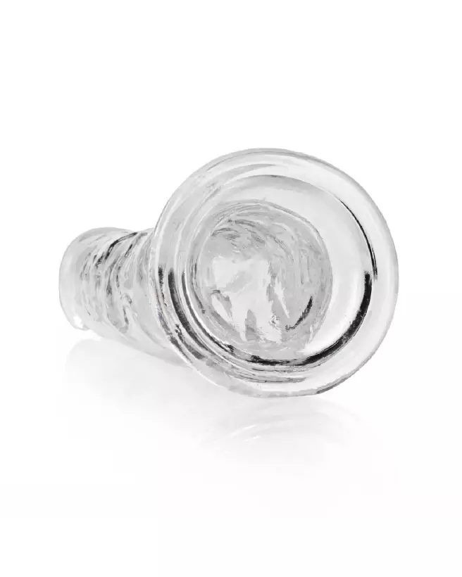 Dildo réaliste en jelly RealRock avec ventouse de 23 cm-5