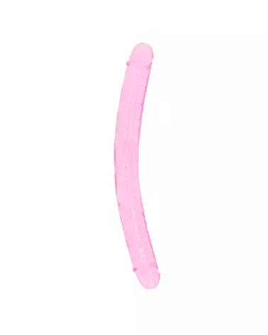 Realistic Double Dong 34 cm en Jelly par RealRock - Vue détaillée-1