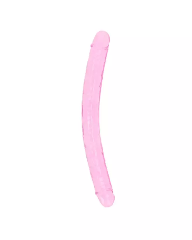Realistic Double Dong 18 pouces par RealRock - Dildo Jelly Flexible 45 cm-1