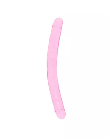 Realistic Double Dong 18 pouces par RealRock - Dildo Jelly Flexible 45 cm-1