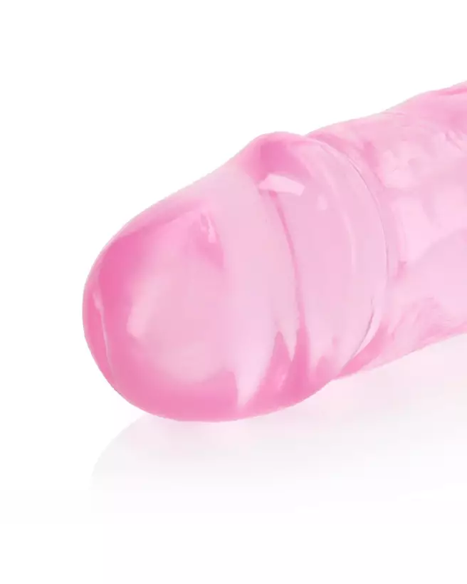 Realistic Double Dong 18 pouces par RealRock - Dildo Jelly Flexible 45 cm-4