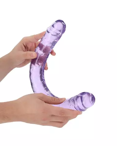 Realistic Double Dong 18 pouces de RealRock by Shots en Jelly-5