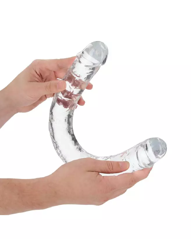 Double Dong Réaliste RealRock by Shots 45 cm Jelly-6