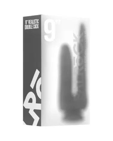 Image du Double Gode Réaliste Jelly 23 cm de RealRock by Shots-2