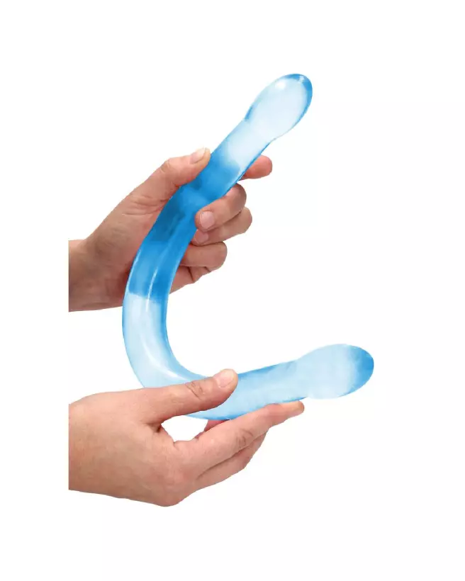 Image Double Dong 17/42 cm RealRock by Shots - Jouet Flexible et Non-Réaliste-4