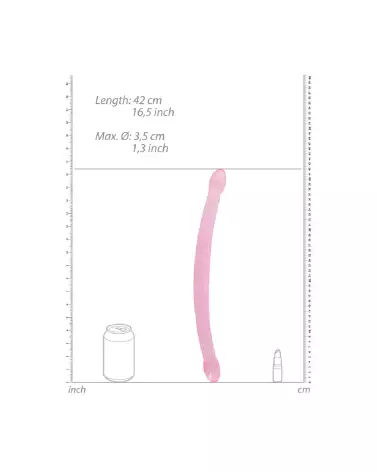 Image du Double Dong Non-Realistic 42 cm RealRock by Shots-3