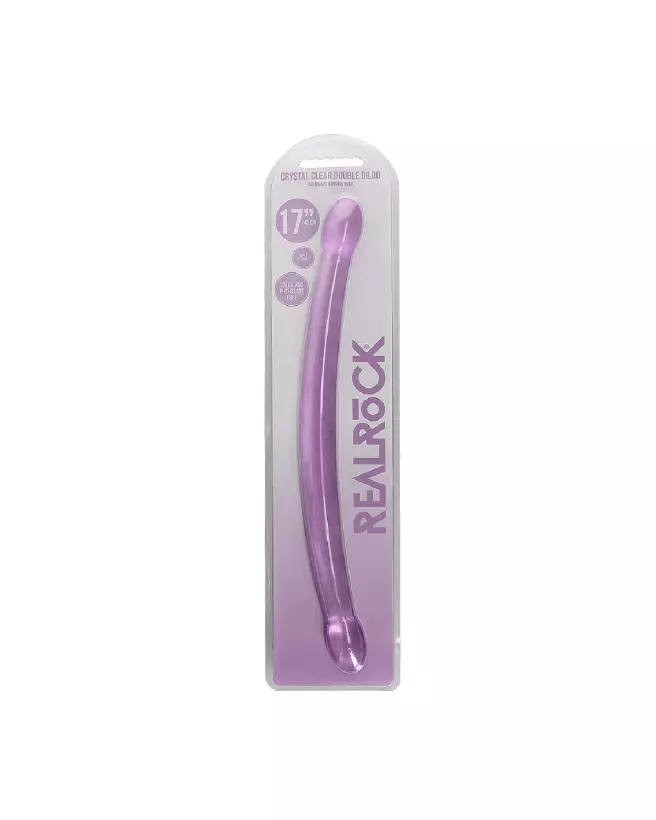 Double Dong Non-Réaliste 42 cm RealRock by Shots - Image du Produit-2
