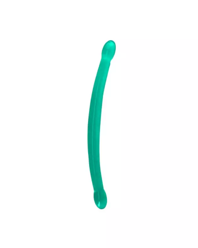 Double Dong Non-Réaliste 42 cm RealRock - Jouet Érotique Flexible-1