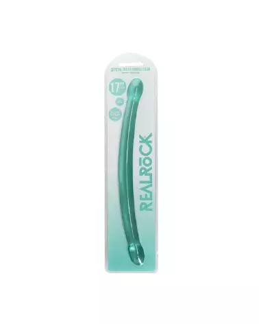 Double Dong Non-Réaliste 42 cm RealRock - Jouet Érotique Flexible-2