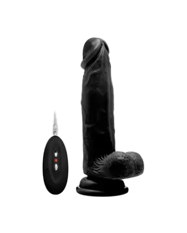 Vibrating Realistic Cock with Scrotum 8 Inch by RealRock - Sextoy Réaliste-1
