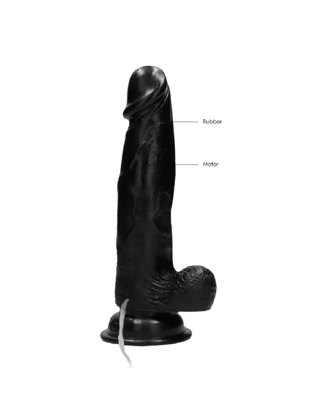 Vibrating Realistic Cock with Scrotum 8 Inch by RealRock - Sextoy Réaliste-6