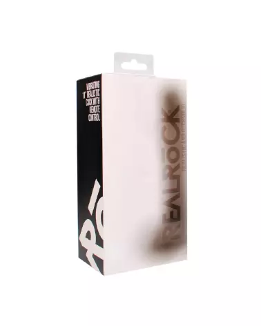 Vibrating Realistic Cock RealRock 28 cm avec Scrotum-2