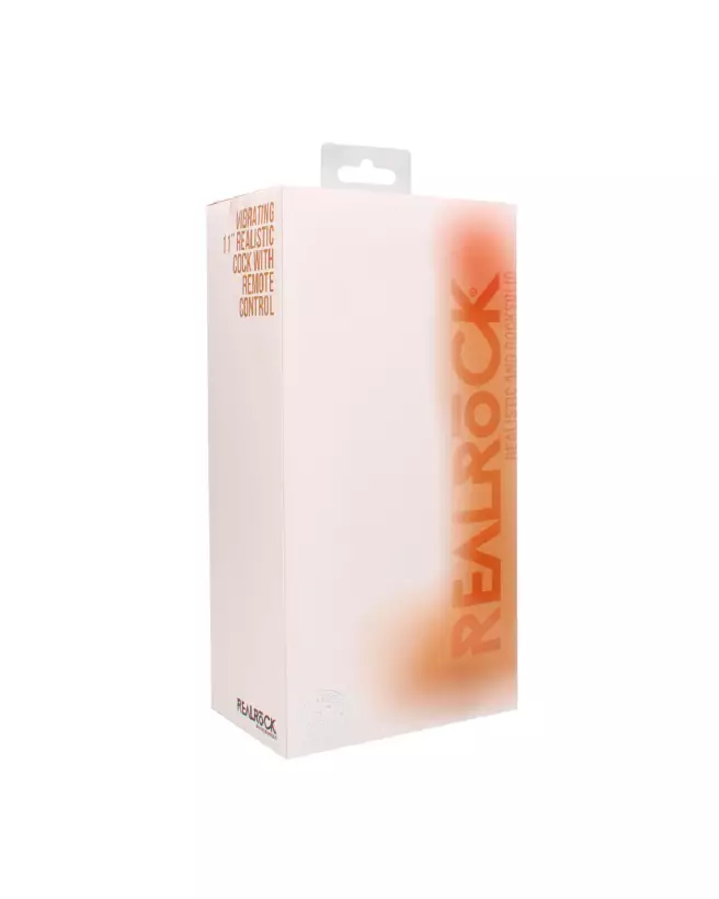 Image du Vibrating Realistic Cock with Scrotum de RealRock by Shots, sextoy réaliste 28 cm-2