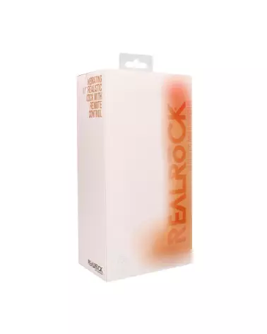 Image du Vibrating Realistic Cock with Scrotum de RealRock by Shots, sextoy réaliste 28 cm-2