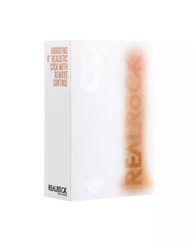 Vibrating Realistic Cock 8 Inch de RealRock - Sextoy Réaliste et Vibrant-3
