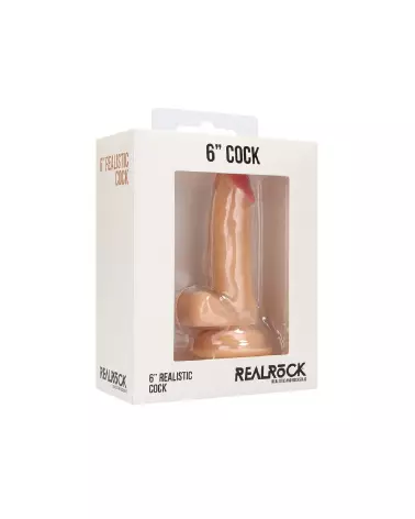 Realistic Cock with Scrotum de RealRock by Shots - Sextoy Réaliste Haut de Gamme-2