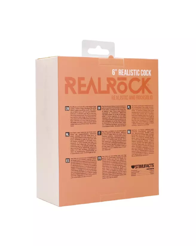 Image du Realistic Cock 6 pouces de RealRock by Shots, sextoy réaliste haut de gamme-3