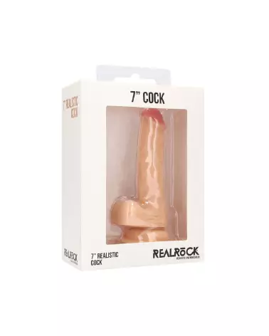 Image du Realistic Cock with Scrotum de RealRock by Shots, sextoy réaliste 18 cm avec scrotum-2