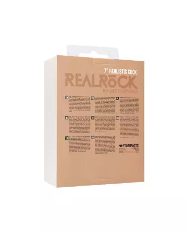Image du Realistic Cock with Scrotum de RealRock by Shots, sextoy réaliste 18 cm avec scrotum-3