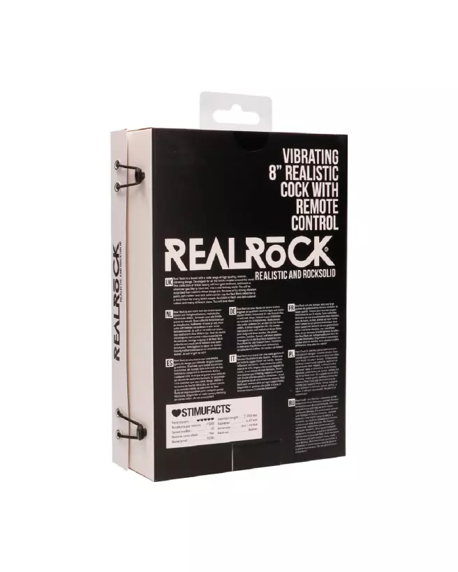 Realistic Cock with Scrotum de RealRock by Shots, sextoy réaliste haut de gamme-4
