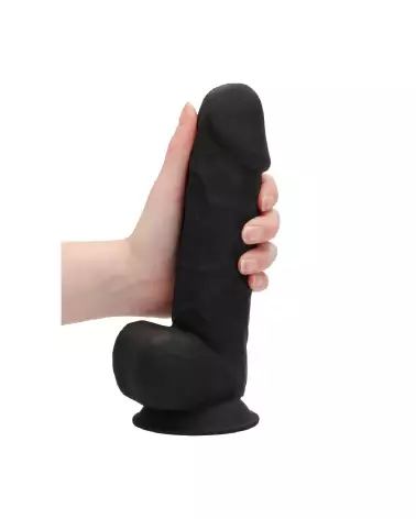 Dildo réaliste en silicone avec testicules RealRock by Shots-7