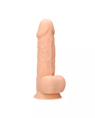 Dildo réaliste en silicone avec testicules de RealRock by Shots-1