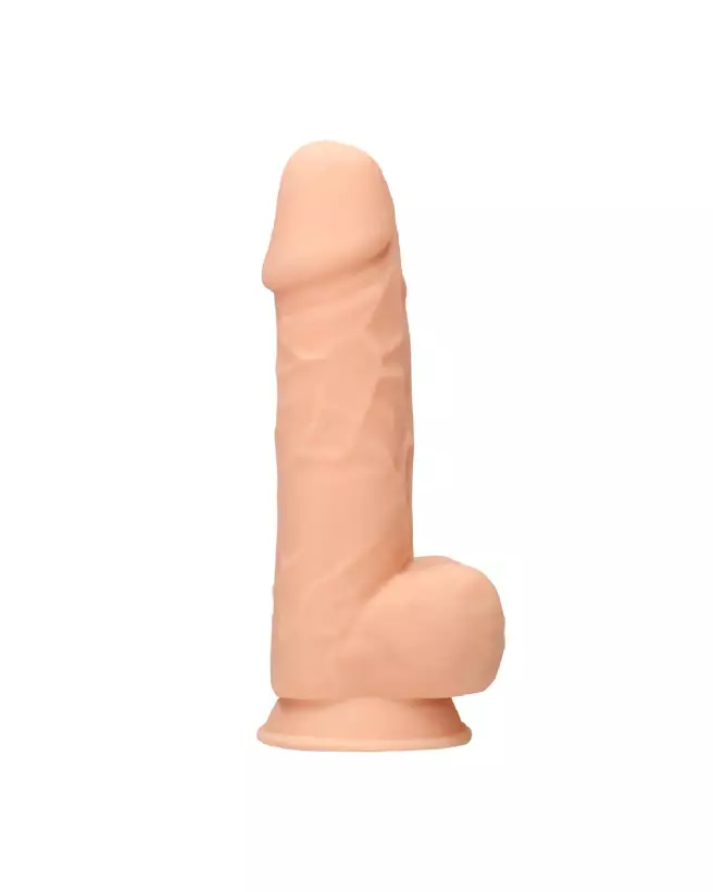 Dildo réaliste en silicone avec testicules de RealRock by Shots-3