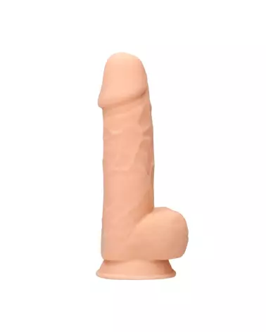 Dildo réaliste en silicone avec testicules de RealRock by Shots-3