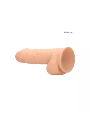 Dildo réaliste en silicone avec testicules de RealRock by Shots-6