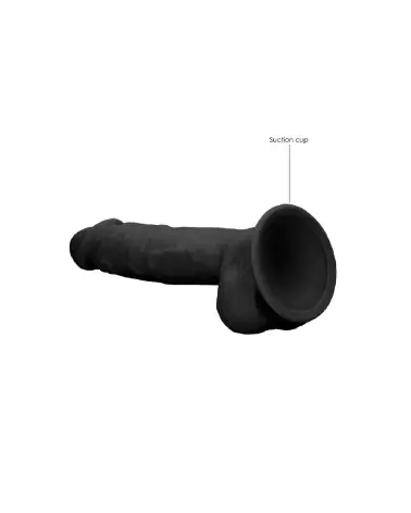 Dildo réaliste RealRock avec testicules en silicone de 23 cm-6