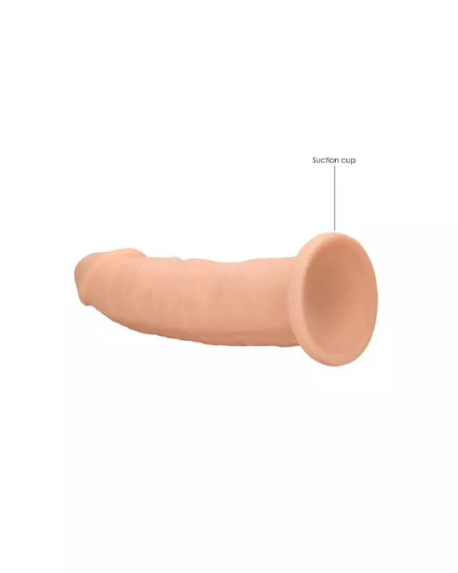 Dildo réaliste en silicone 9 pouces RealRock by Shots sans testicules-6