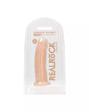Dildo réaliste en silicone sans testicules 20 cm RealRock by Shots-2