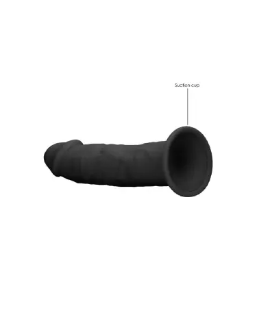 Dildo réaliste en silicone RealRock 15 cm sans testicules-6