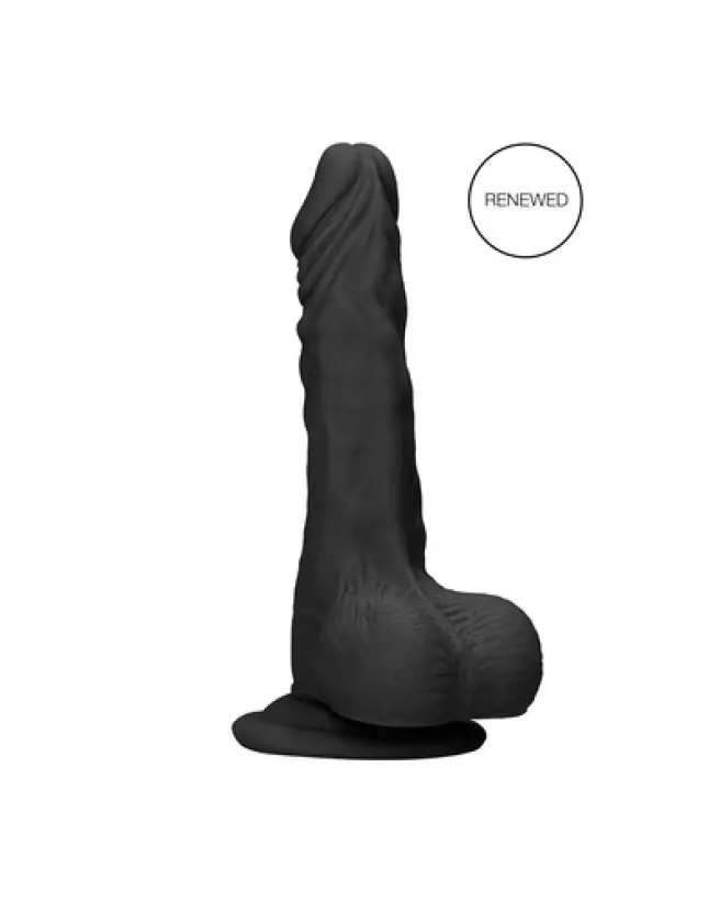 Image du Dong Réaliste avec Testicules RealRock by Shots, Sextoy Veiné 17cm-1