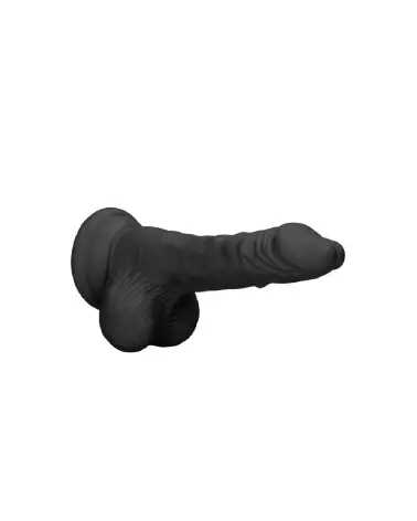 Image du Dong Réaliste avec Testicules RealRock by Shots, Sextoy Veiné 17cm-5