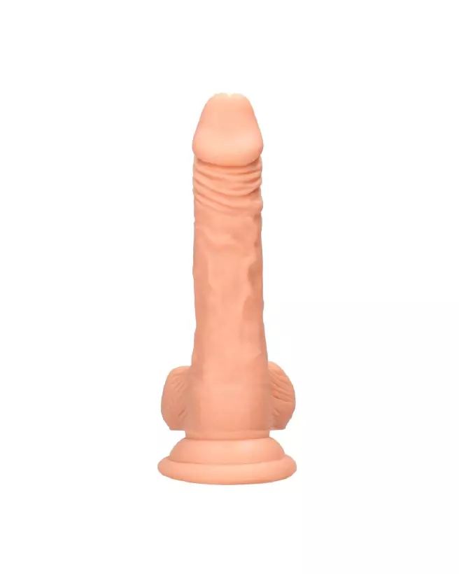 Dong réaliste avec testicules 7 pouces RealRock by Shots en silicone-4