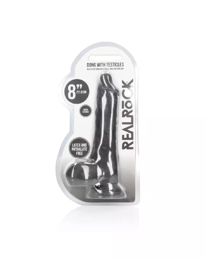 Image du Dong with Testicles 20 cm de RealRock by Shots, sextoy réaliste et détaillé-2