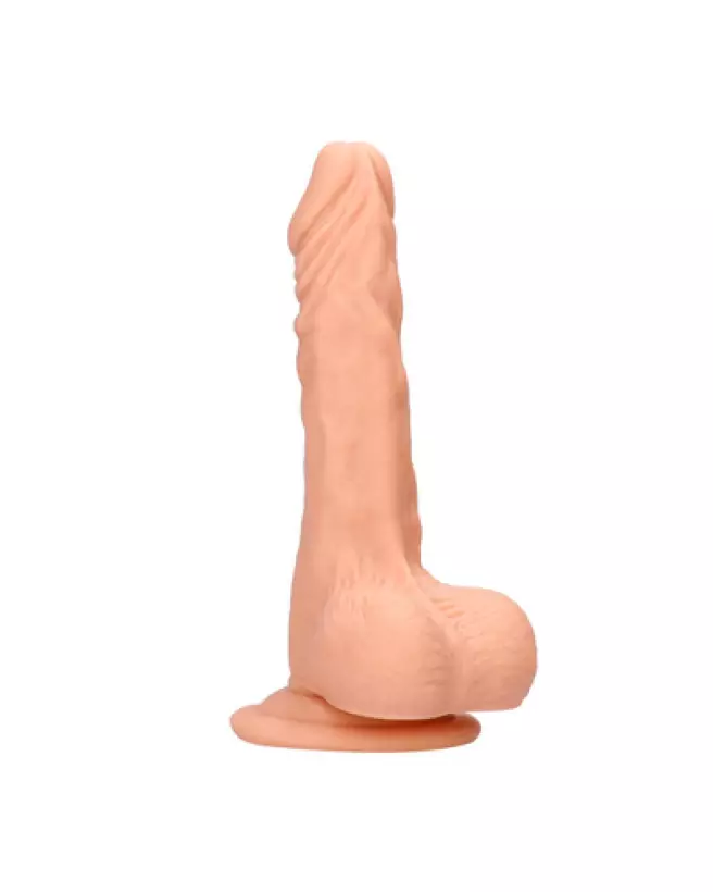 Dong réaliste avec testicules de 23 cm par RealRock by Shots-1
