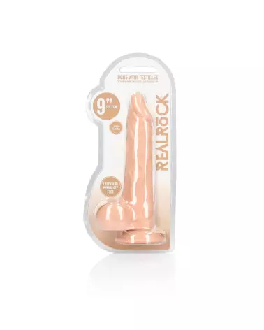 Dong réaliste avec testicules de 23 cm par RealRock by Shots-2