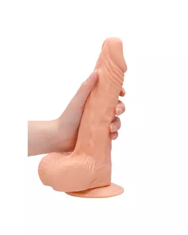 Dong réaliste avec testicules de 23 cm par RealRock by Shots-7