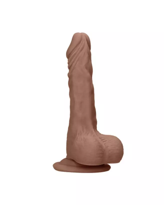 Image du Dong Réaliste avec Testicules RealRock by Shots, 9 pouces 23 cm-1