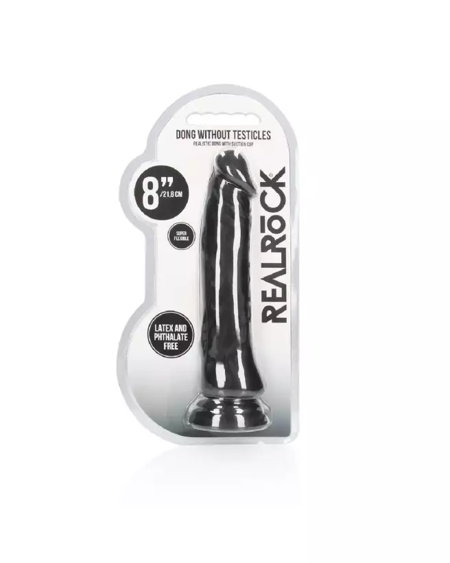 Dong réaliste sans testicules 20 cm RealRock by Shots-2