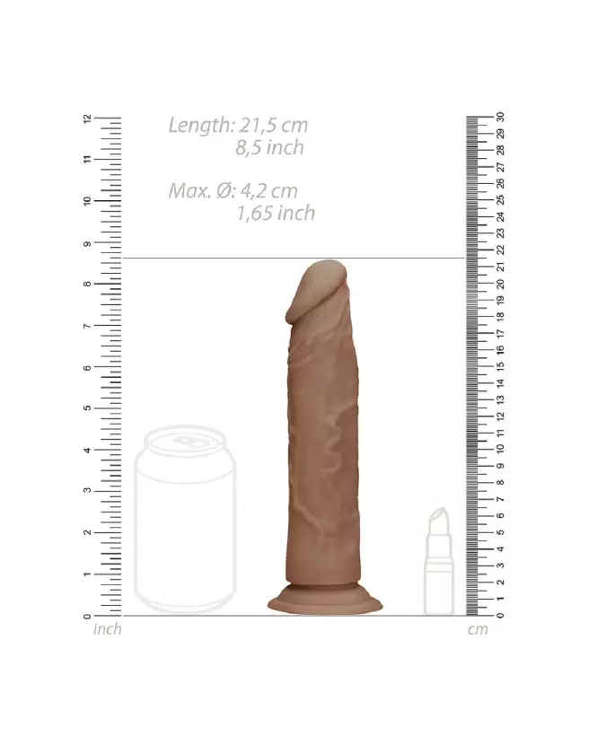 Image Dong Realiste sans Testicules RealRock 20 cm-7